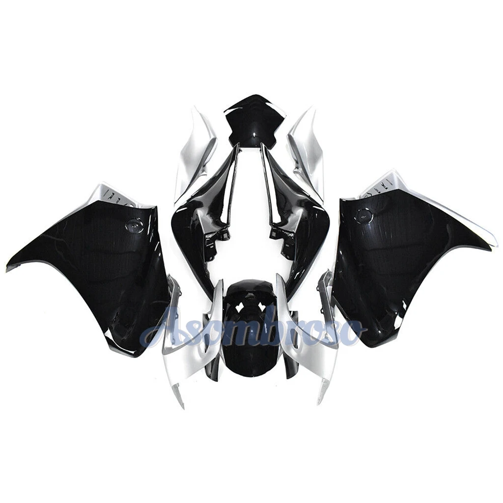 100% Bodywork For VFR1200 2010 2011 2012 2013 VFR 1200 Black/Silvery Bike Change Custom Fairing kits