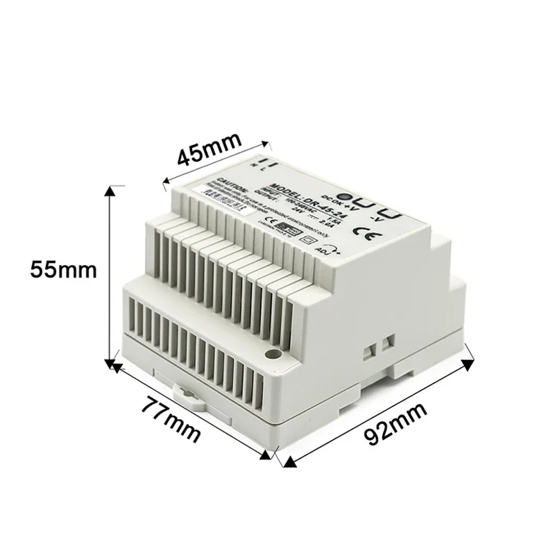 15W 30W 45W 60W Single Output 5V 12V 15V 24V Industrial Din Rail Power Supply Switch DR-15 DR-30 DR-45 DR-60