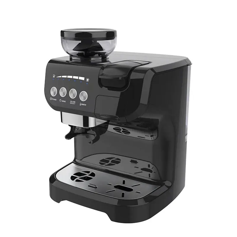 Professional Household Automatic Coffee and Espresso Machine With Grinder Small Espresso Coffee Maker with milk frother