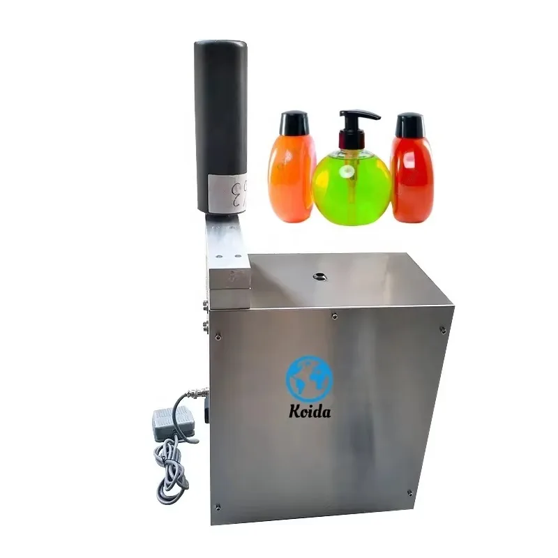 Desktop 10-300ml Automatic Nail Oil Makeup Remover Pump Filling Machine Double Nozzle Peristaltic Motor For Beverage Powder