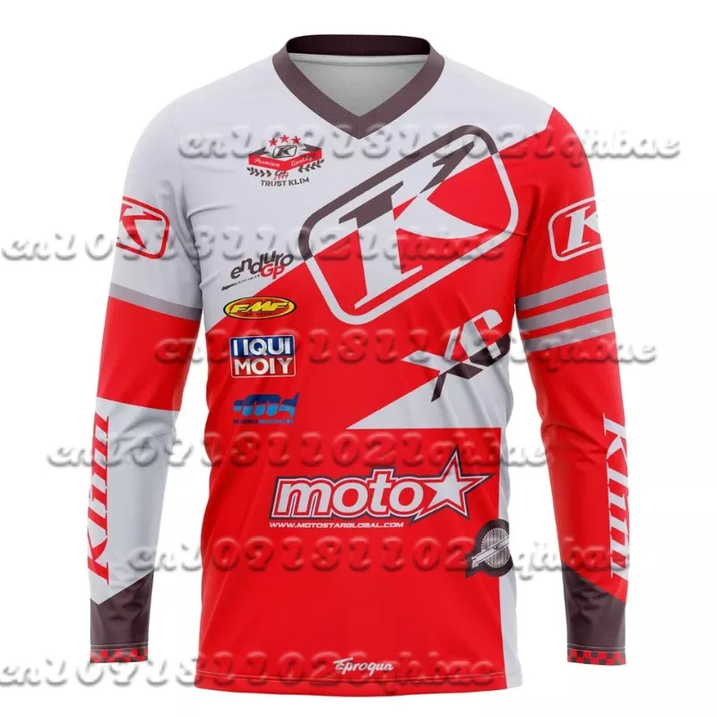 

2025 Men's and Women's Motorcycle Loose Riding Long Sleeved T-Shirt Summer Hot Selling Quick Drying Printed Long Sleeved Shirt