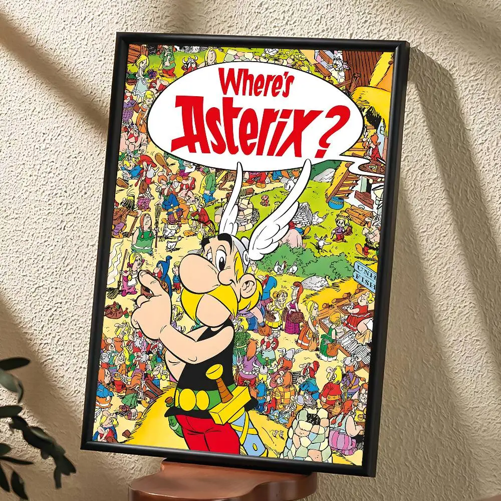 ملصق A-Asterix ملصق ذاتي اللصق - لا حاجة إلى غراء سهل الالتصاق وإزالة مثالية لديكور الغرفة