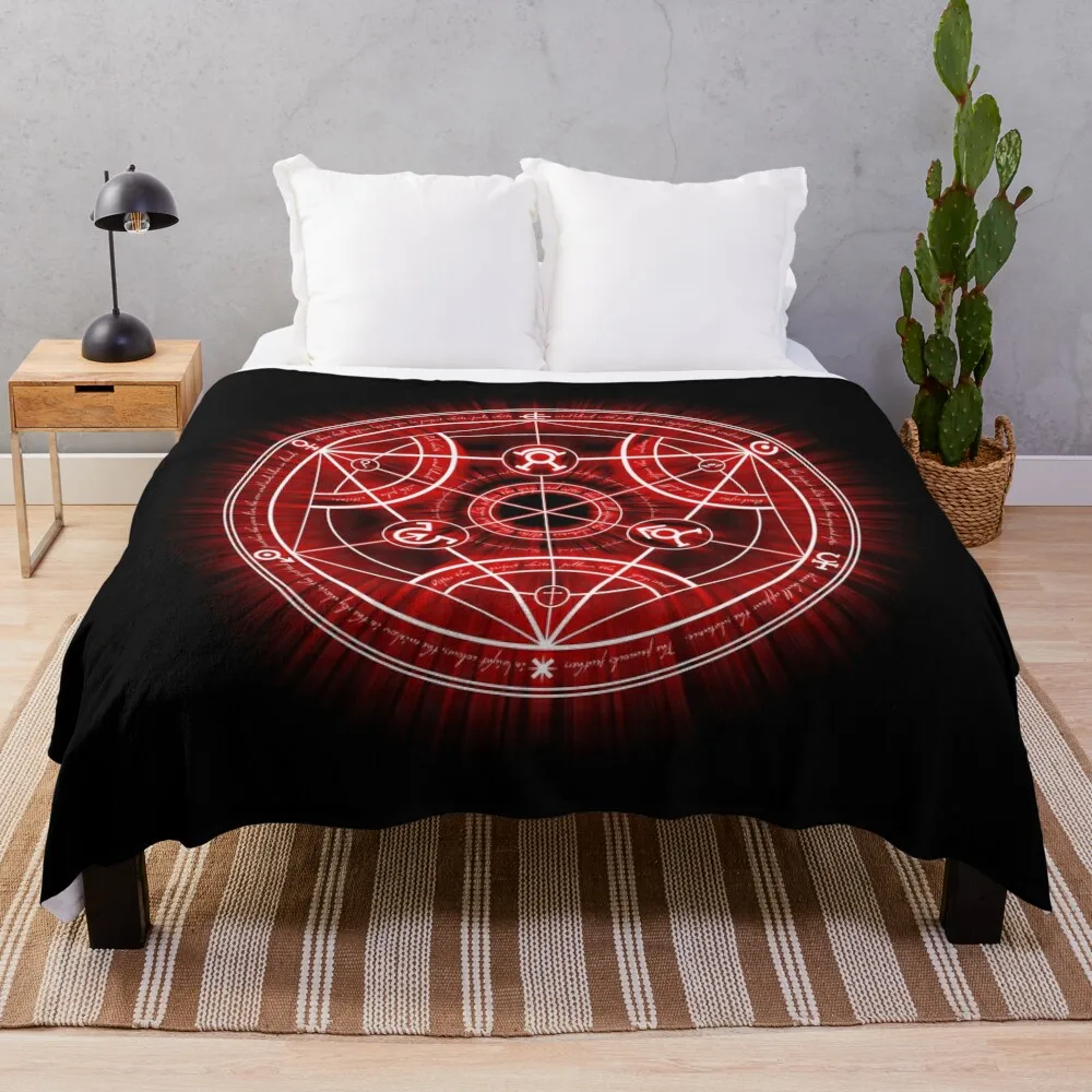 

Alchemist Transmutation Circle Throw Blanket Fashion Sofas sofa bed Sofa Quilt Blankets