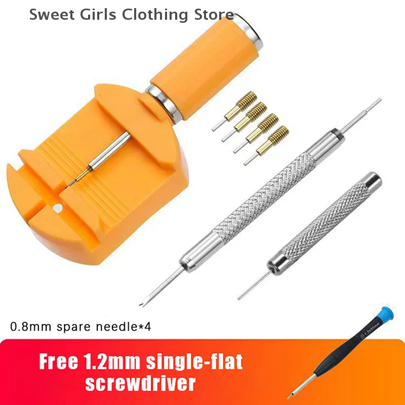 Watch Strap Repair Tool Adjusting Metal Watch Tool With Watch Pin Band Bracelet Link Pin Tool Remover Easy To Remover Adjust
