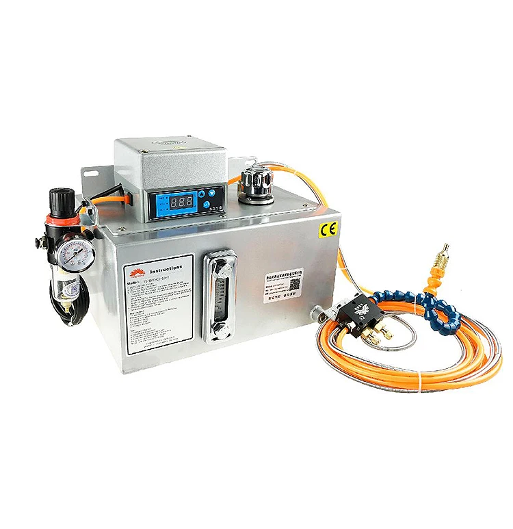 

10L iron can automatic processing coolant pump lubrication system metal cutting oil mist spraying lathe Cnc machine 18cc/min 5