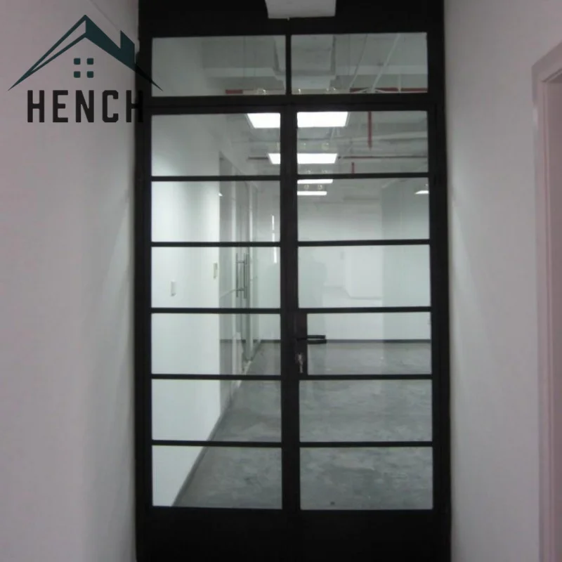 

Hench Steel Glass Gate For House Using Made in China Hot Selling.