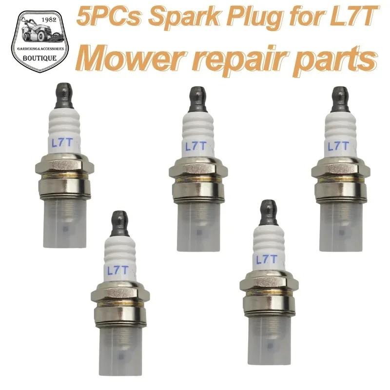 5-10PCS Spark Plug for 2 Stroke L7T BM6A BPMR7A RCJ6Y RCJ7Y WSR5F 33cc-49cc FOeTrimmer Blower Chainsaw