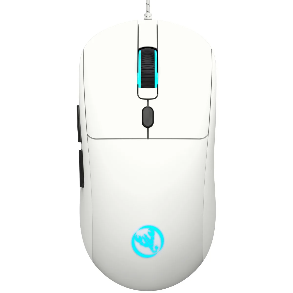 Mouse com fio USB UTHAI X200 com luz de fundo colorida, 6 botões, 3600DPI ajustável, acessórios de computador, mouse fotoelétrico