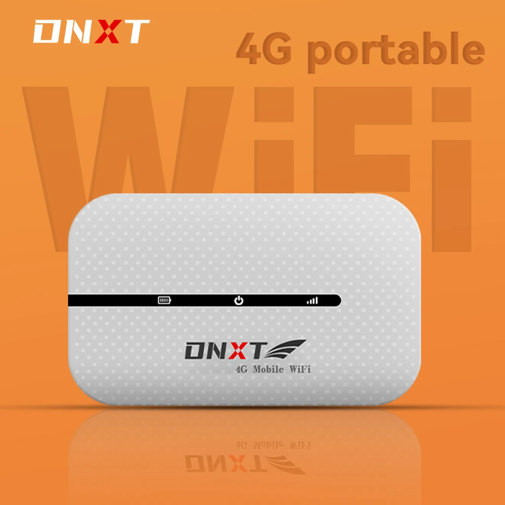 

DNXT M8 4G Router MIFI Wireless LTE Router Portable WiFi 4G SIM Card Router Car-Mounted Mobile WiFi Suitable for EU AS AF