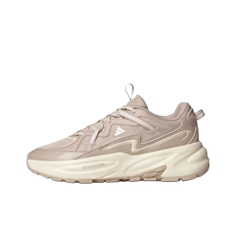Adidas Ozwave Slip Resistant Abrasion Resistant Low top Chunky Sneakers Unisex Light Umber JQ9251