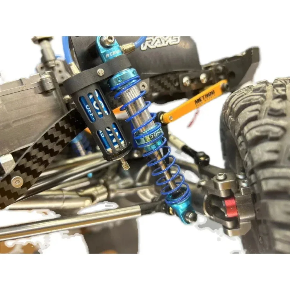 Simulação de suporte de suspensão de choque para carro crawler 1/10 RC Traxxas TRX4 TRX6 peças diy