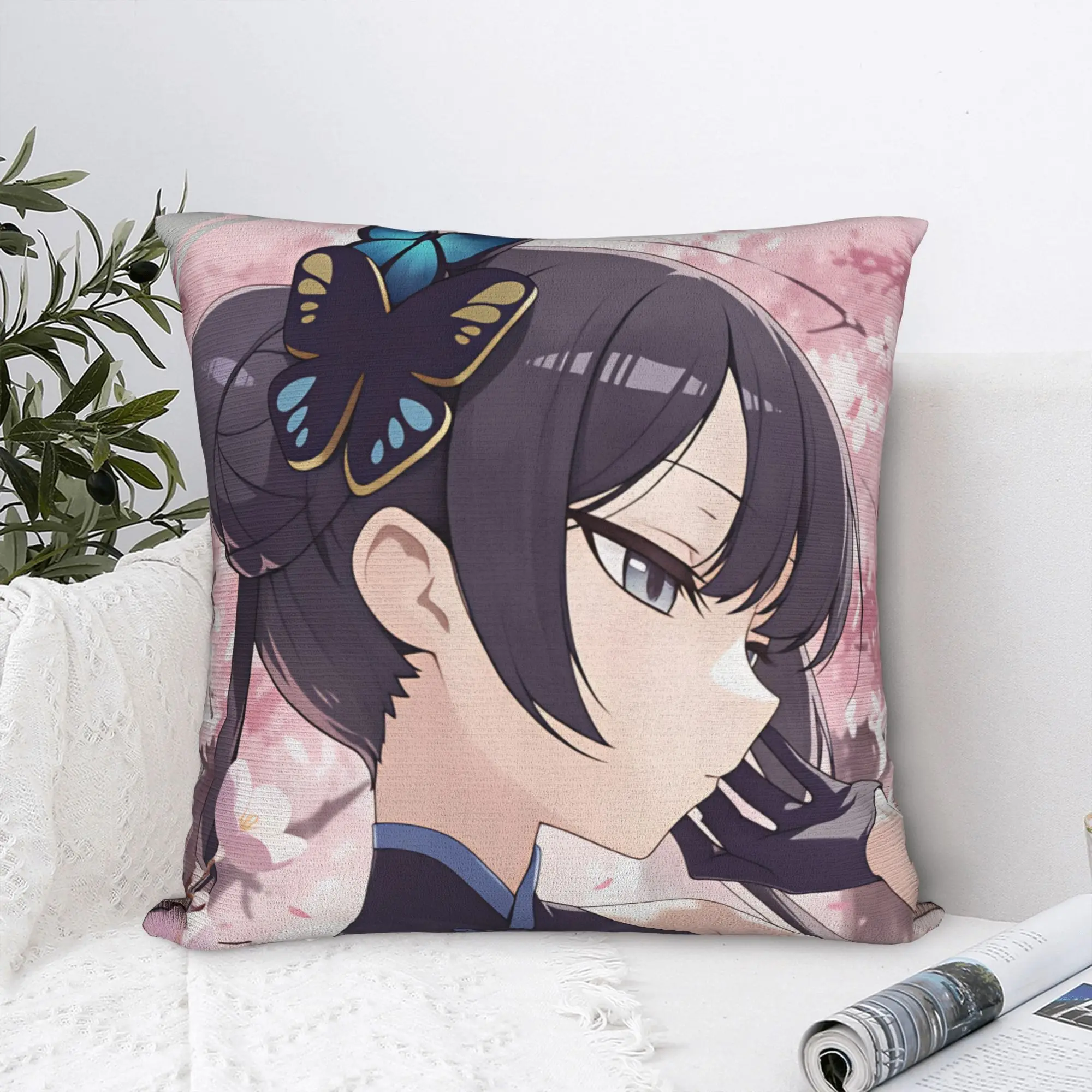 Pillow Case Blue Archive Ryuuge Kisaki Custom  Pillow Cover For Sofa Home Decoration Funny Pillowcases