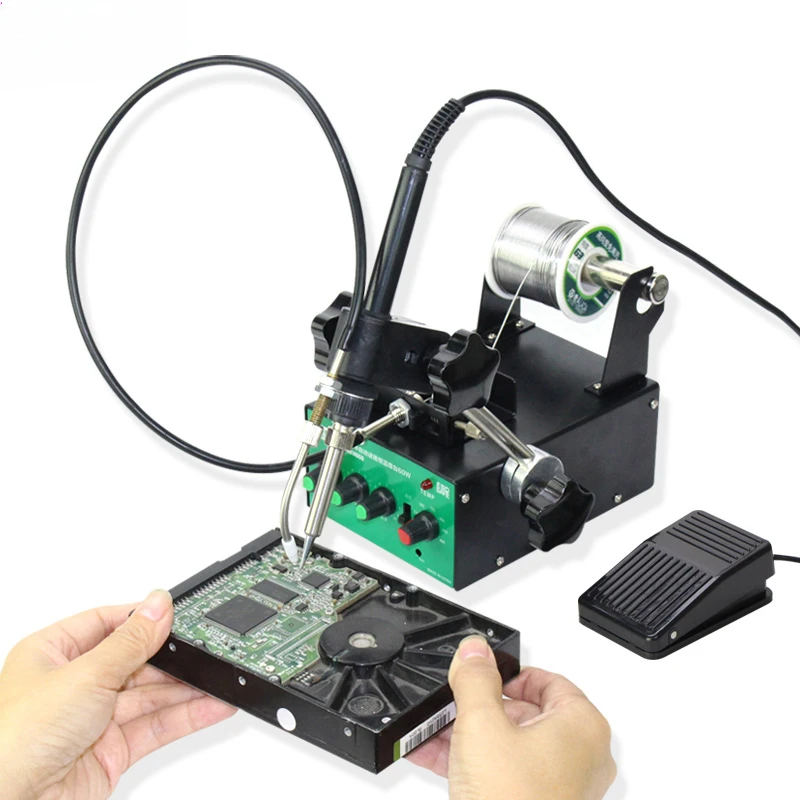

Tool pedal automatic tin constant temperature soldering table, tin soldering gun, tin electric soldering iron