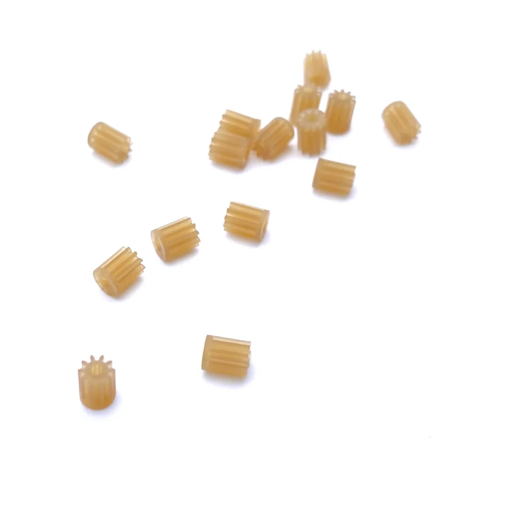 0.3M 9/10/11/12 zęby 1/1.2mm Nylon zębnik silnik DIY modelu