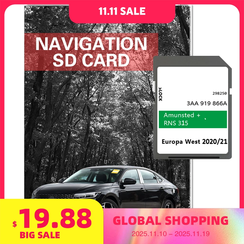 

RNS 315 V12 Amunsted+ Multimedia Sat Nav Update for Skoda Yeti Roomster Octavia Superb Rapid Car West EU map 2020/21 Navigation