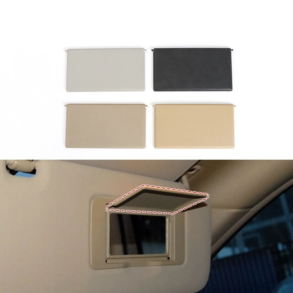 For Mercedes Benz C-Class W203 SunShade Visor Makeup Cosmetic Mirror Cover 16481011109E86 Black Beige Grey