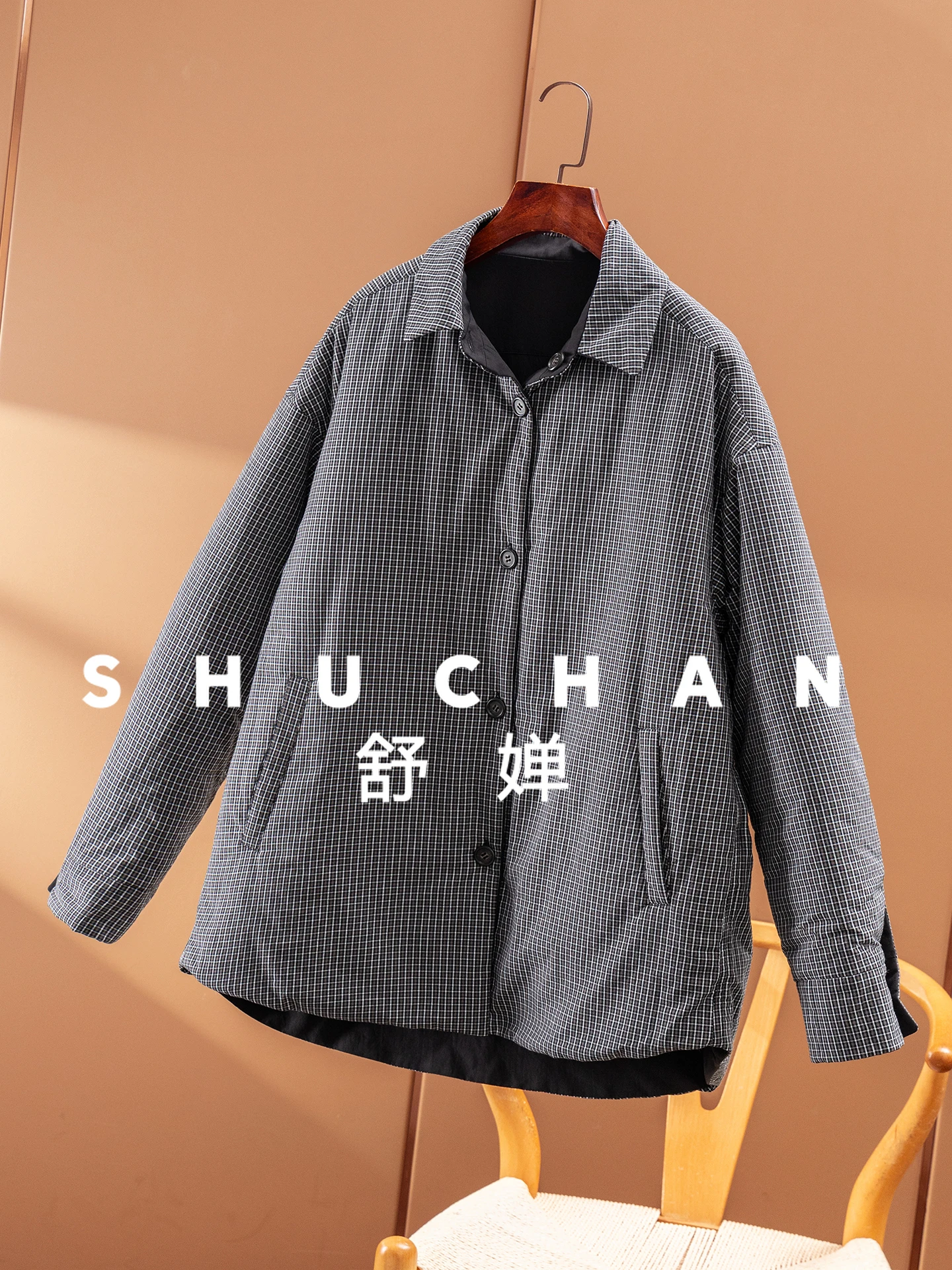 مقاوم للماء مزدوج الوجهين يرتدي الأدوات الرياح قوس البندول سترة قطن المرأة 23I7 Casacos De Inverno Feminino