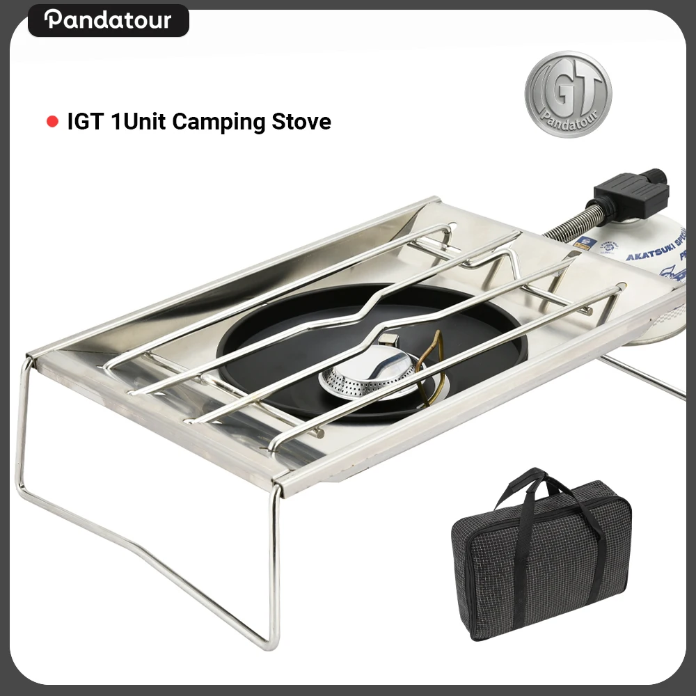

Походная плита Pandatour IGT 1Unit: Легкоустанавливаемая, складная, съемная, высокомощная плита из нержавеющей стали с зажиганием в одно касание