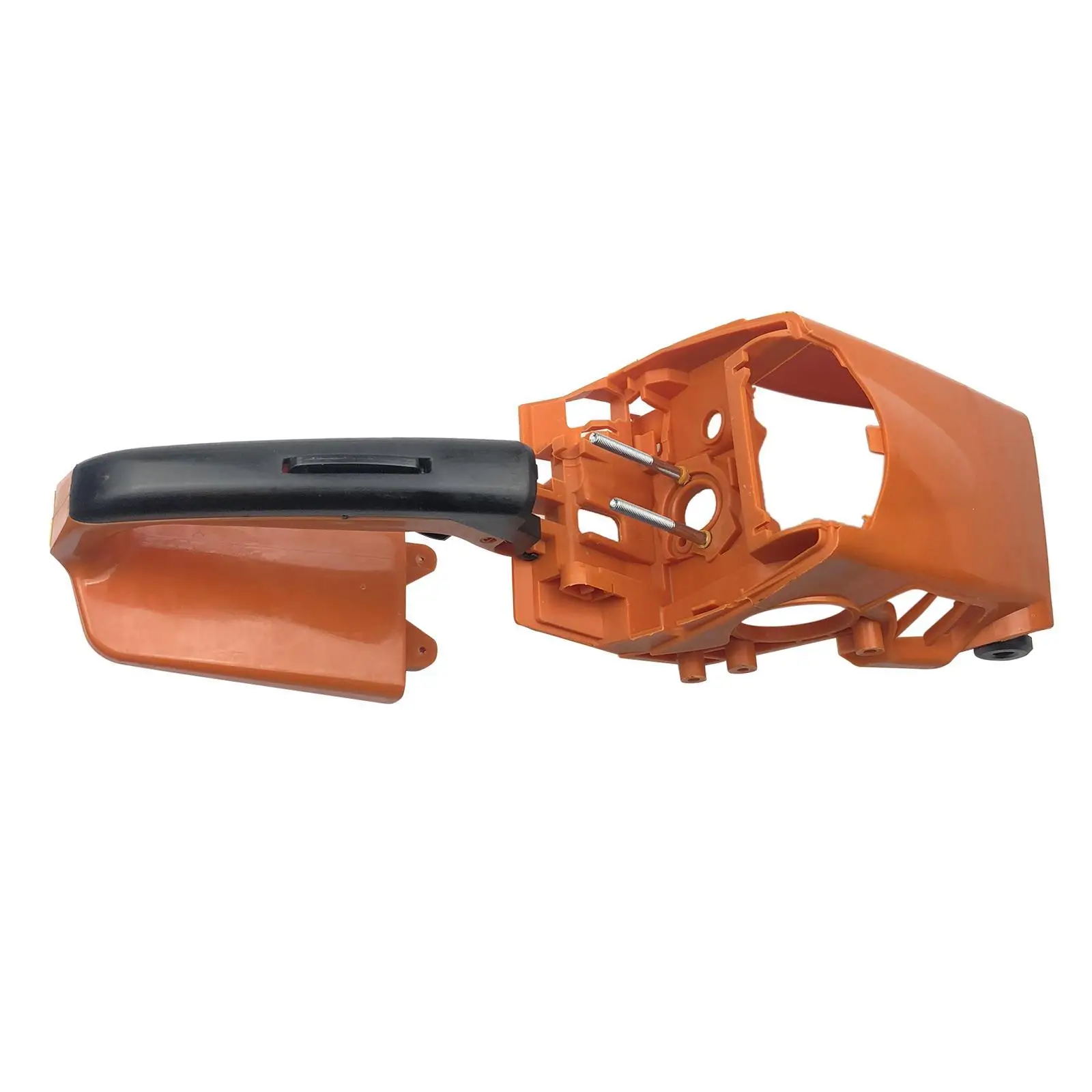 Replacement Chainsaw Back Handle and Cylinder Cover Plastic Orange for Power Equipment Home Repair