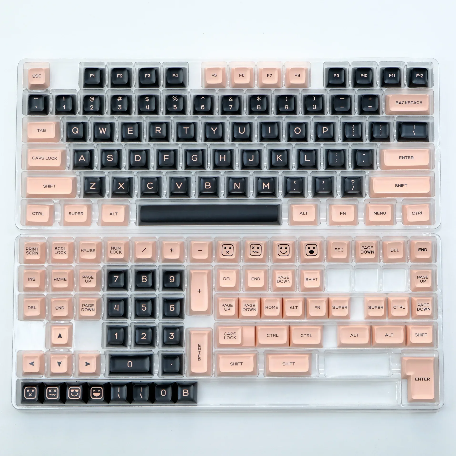 PBT two-color keycaps sa height full set of two-color injection molding keycaps GMK75/87/98/1