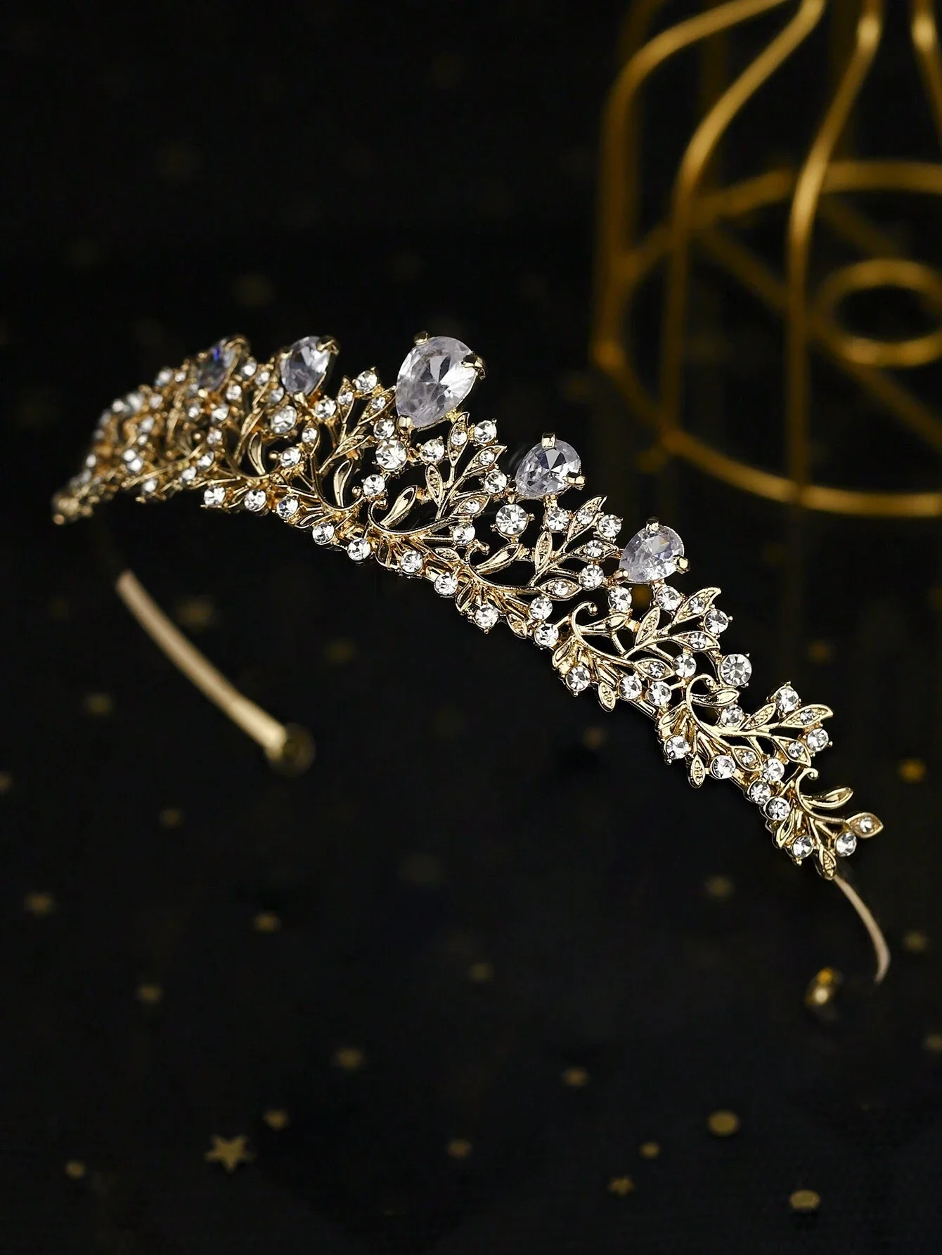 

1pc Crystal Wedding Tiara For Bride Girls Princess Tiara Headband Pageant Crown Bridal Hair Jewelry For Women And Girls