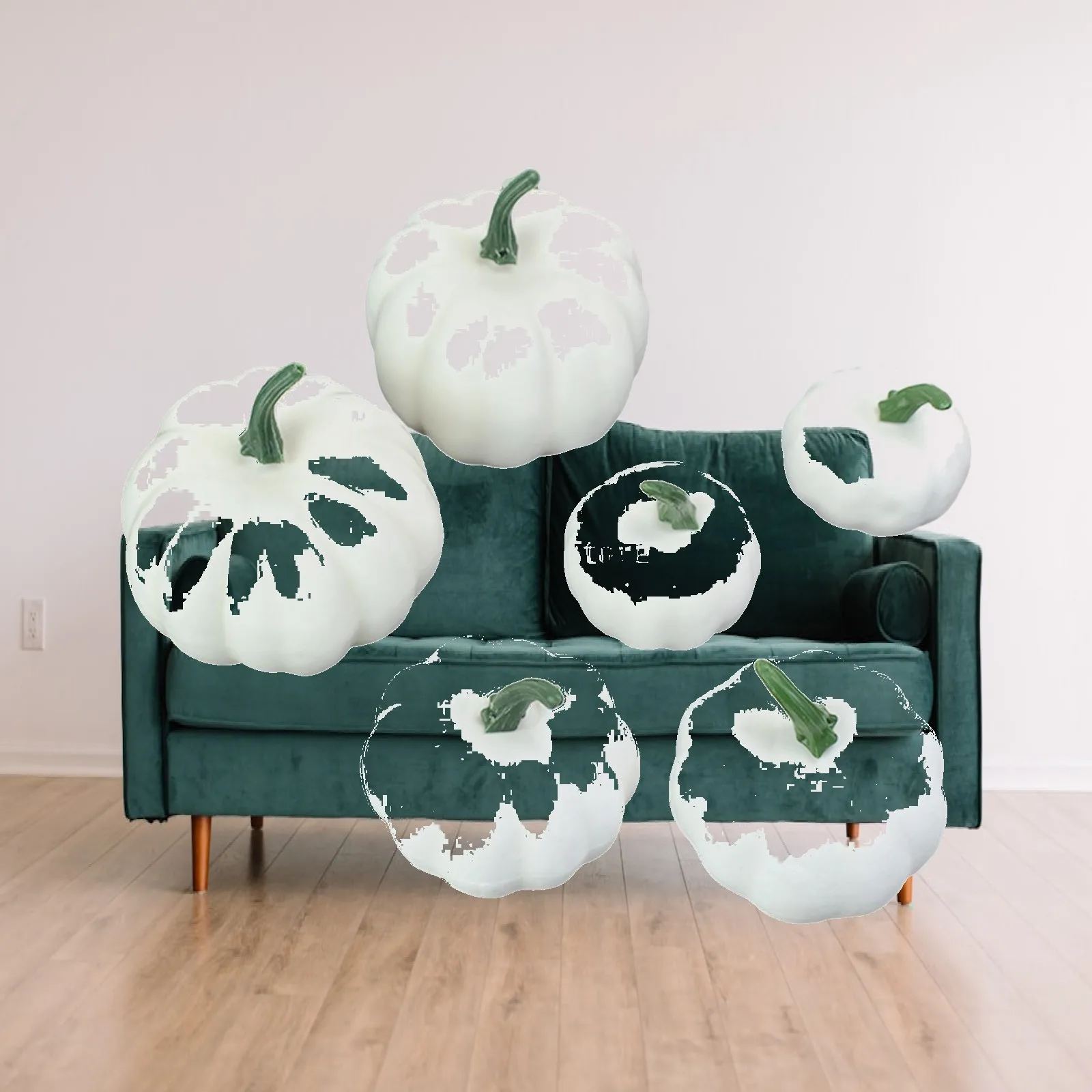 Halloween Pumpkin Decorations Foam Artificial Pumpkins Small Realistic Models for Home Table Wedding Rustic Autumn Party Props