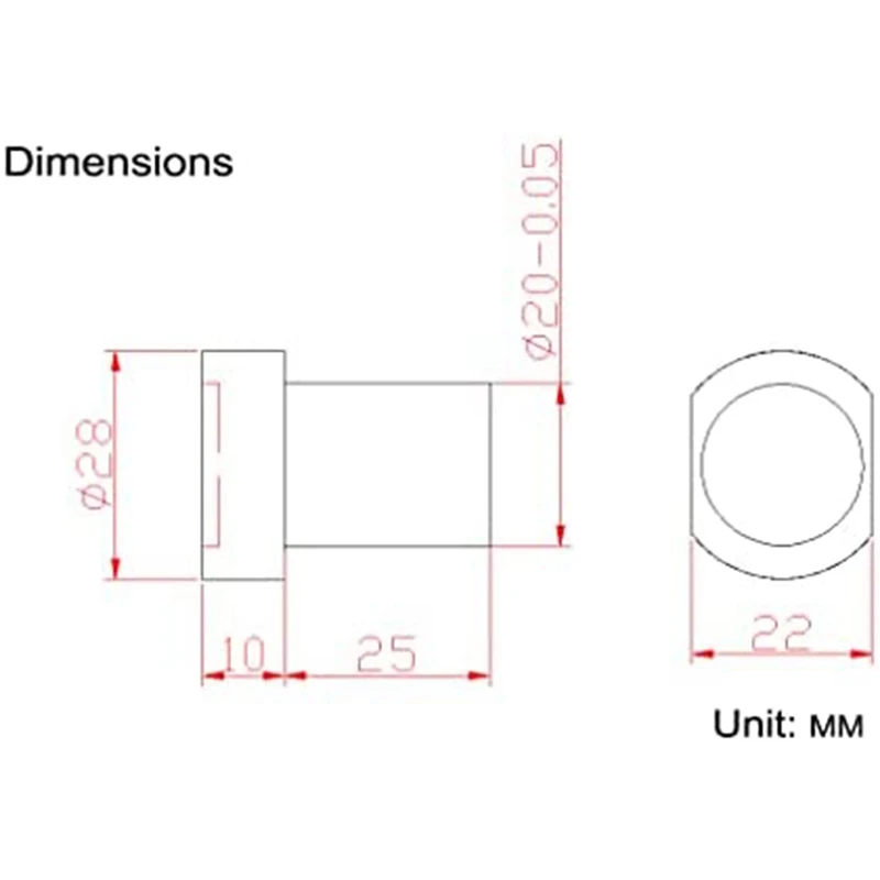 WFF 5 Pack Bench Dog Woodworking Clamp Table Stop With Non-Slip Pad For Dog Hole Aluminum Alloy