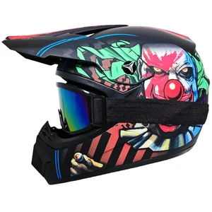 Capacete de motocicleta para crianças jovens, capacete de bicicleta suja, capacetes infantis Karting, Motocross Casco, proteção de segurança off-road, DOT 12 principais vendas capacete fly motocross - №12