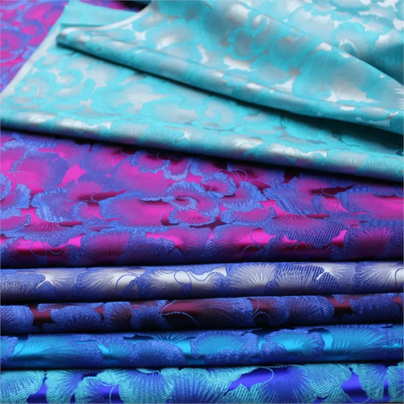 

Chinese-style silk jacquard brocade fabric cheongsam children's clothing Hanfu