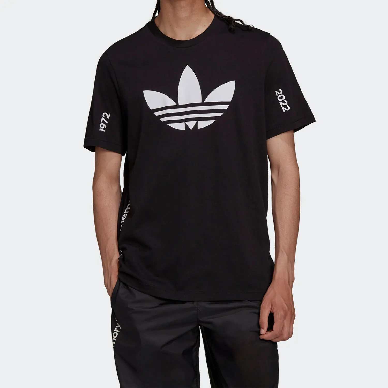 Adidas Originals Authentic Trefoil New Season Men's Casual Sports Short Sleeve T-Shirt HC7166