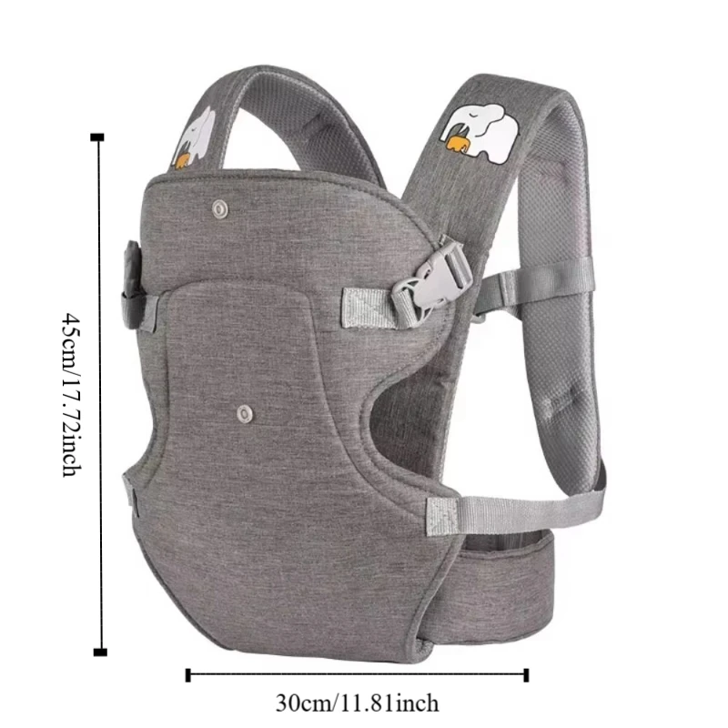 Newborn Front Holding Baby Wrap Carrier Cotton Infant Kangaroo Bag Infant Backpacks Infant Hip Seat Newborn Sling Wrap Baby