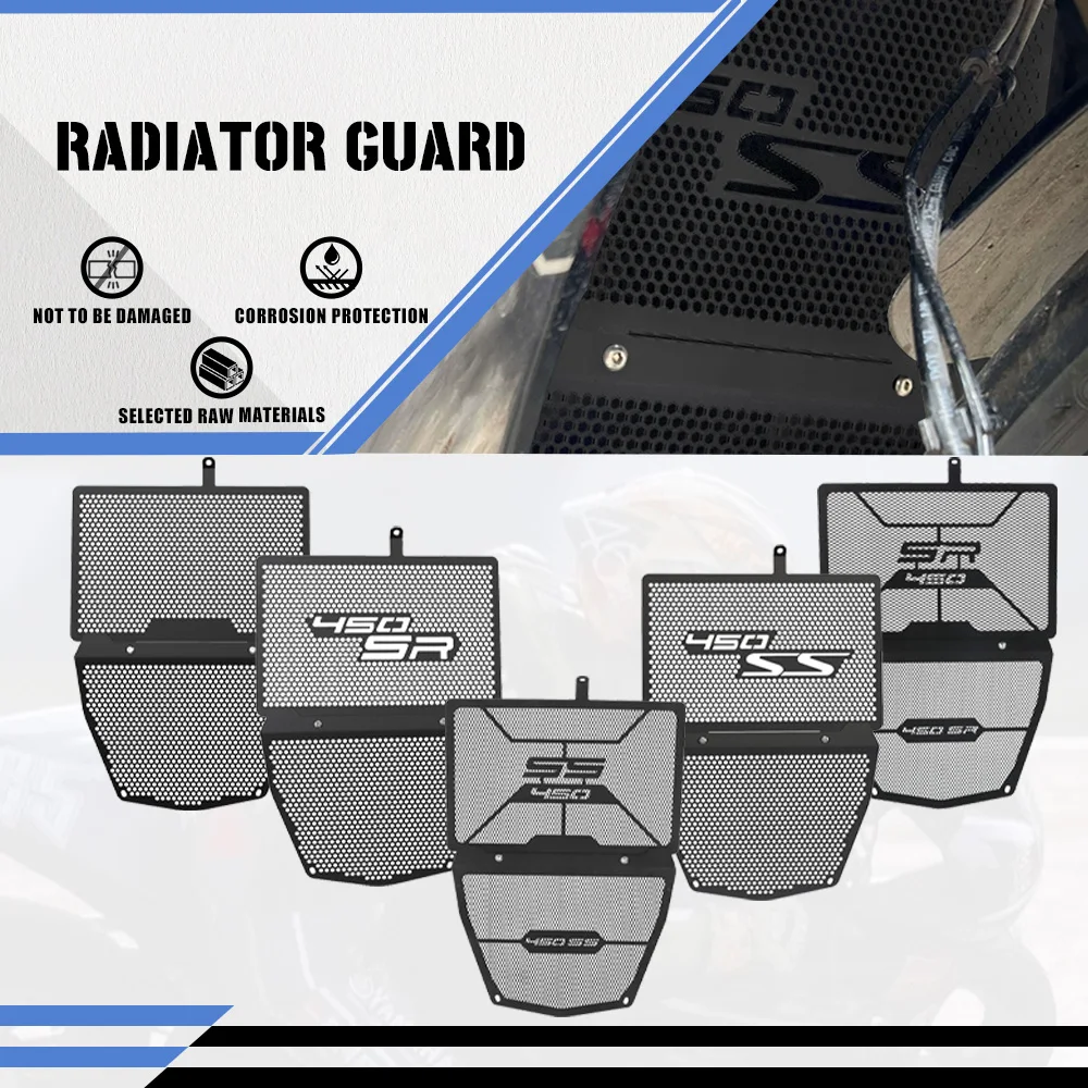 

FOR CFMOTO CF MOTO 450SR 450SS 450SR-S otorcycle 450 SR/SS/SR-S 2022 2023 2024 Radiator Guard Grille Cover Protector aluminium