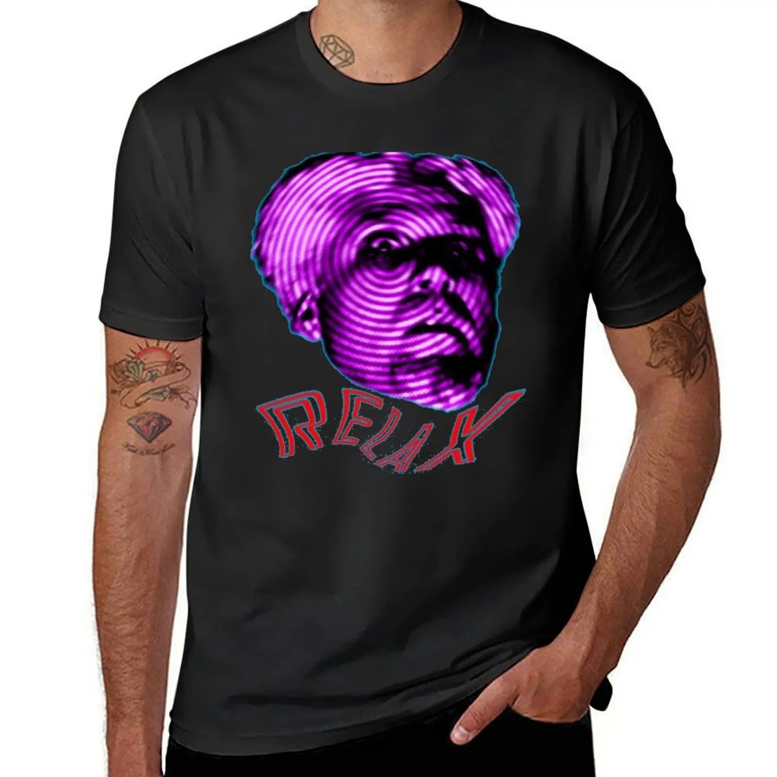 MUGATU SAY RELAX T-Shirt oversizeds cute tops plain customs design your own men t shirt