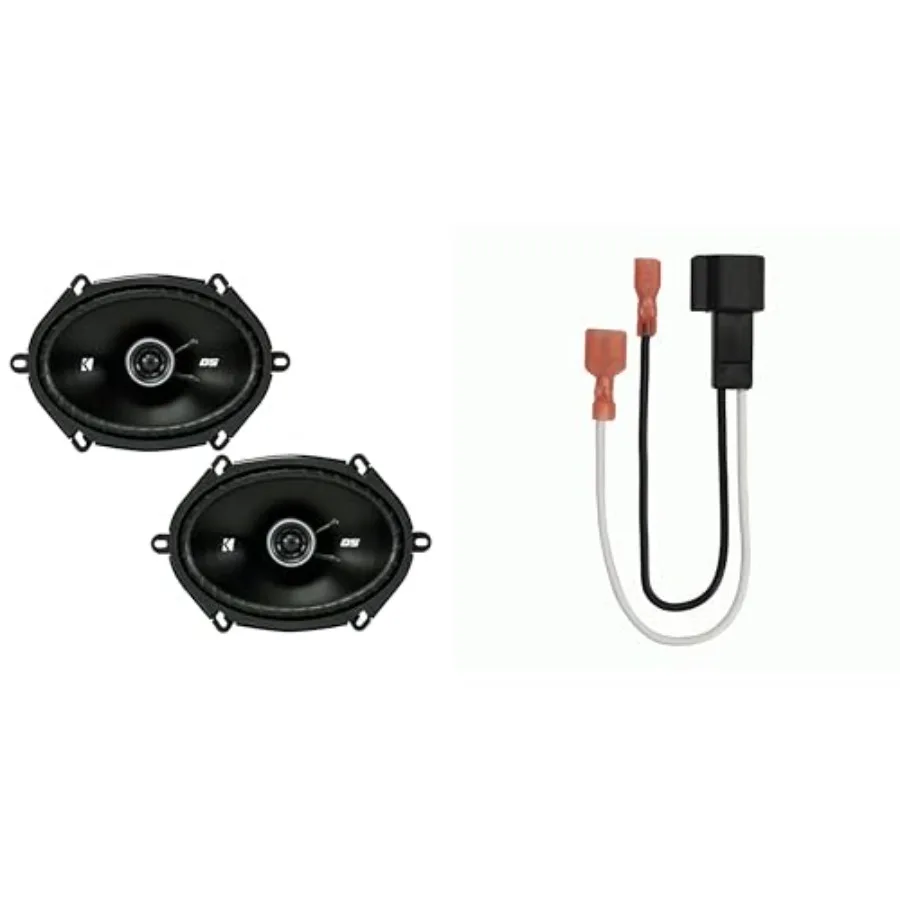 

Ford F-150 1999-2014 front/rear door speakers 6x8 inch coaxial DS Series upgrade kit 2-pack with harness, polypropylene cone, b