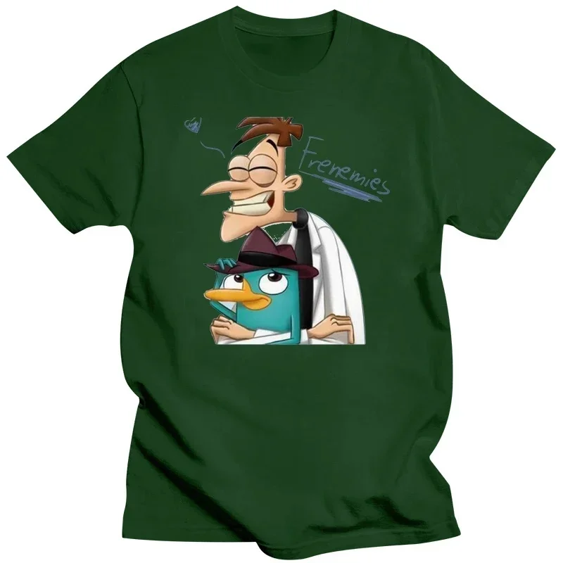 Fashion Cartoon Phineas And Ferd 3D Print T-Shirt Womenmens Casual Short Sleeve 2Xl 8Xl Tee Shirt