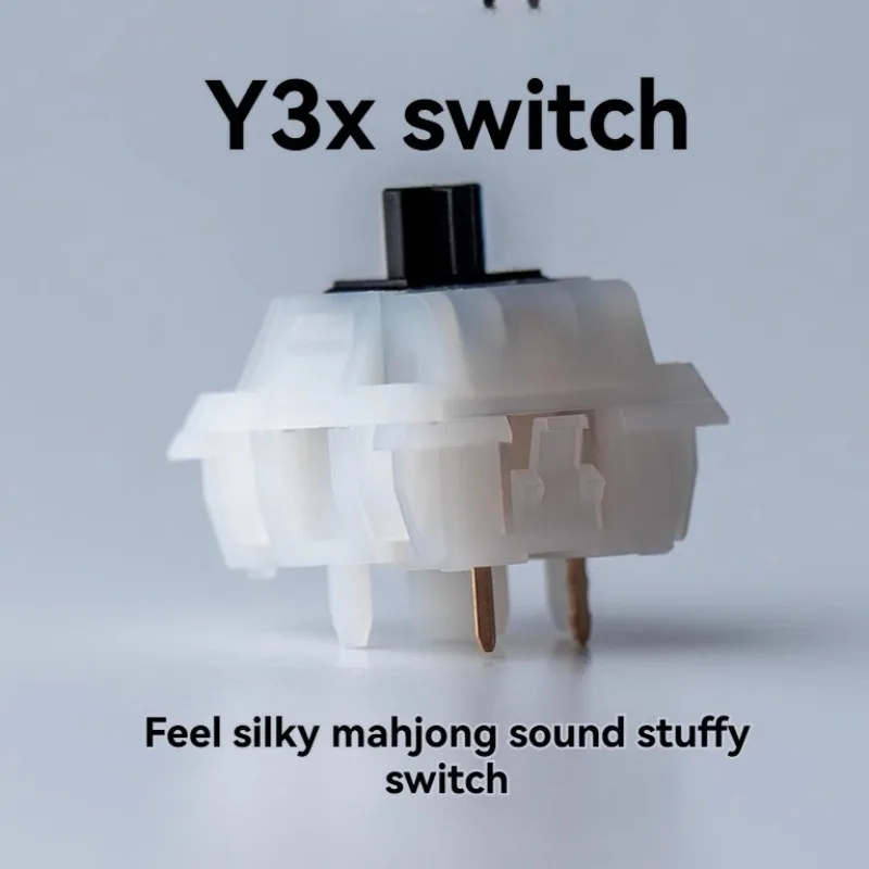 

Y3 X Linear Switch Custom Translucent 32g 40g 48g 53g Trigger Hot Swap HIFI Switches for Gaming Mechanical Keyboard Accessories