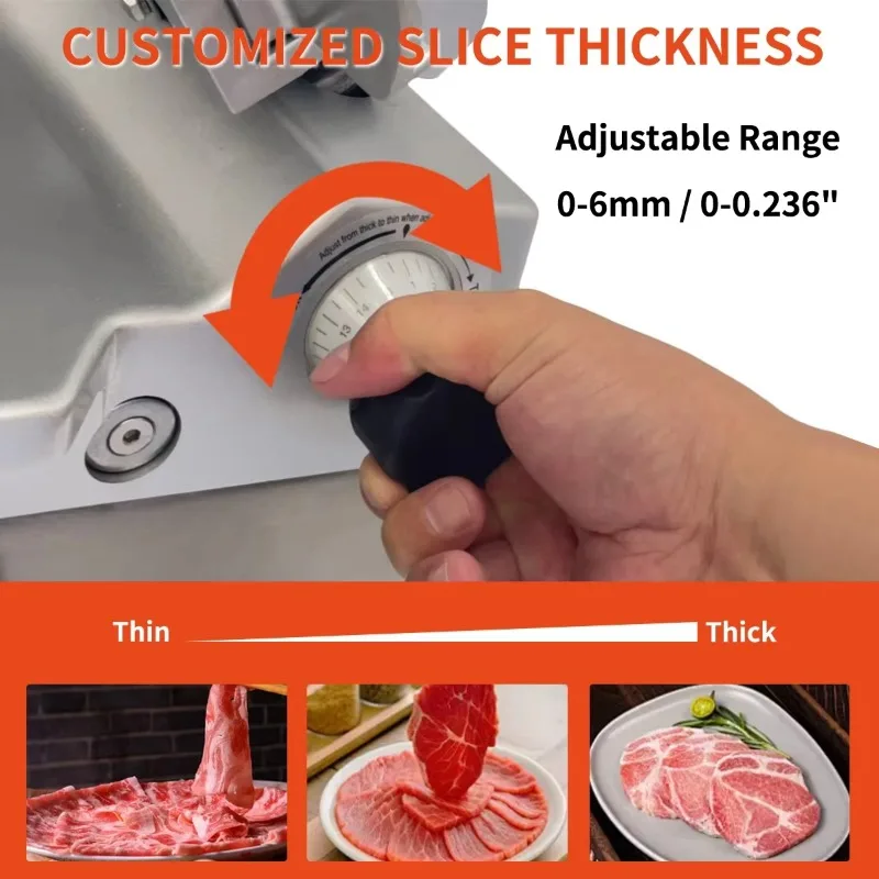 

Industrial Electrical Stainless Steel Frozen Meat Cutting Machine Meat Slicer Machine
