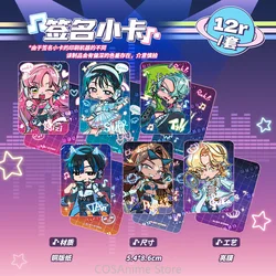 Anime Game Alien Stage Sua Mizi Cosplay Cute Mini Cartoon Signature Card Sets Collection Fans Birthday Gift
