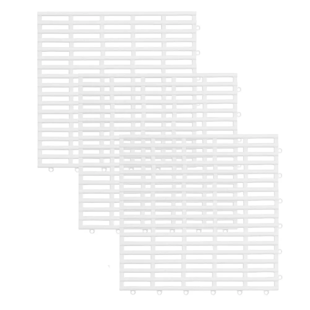 

4Pcs Square Tpe Anti-Slip Bathroom Floor Mats Non-Skid Shower Ground Cushions for Bathtub Toilet Washroom Home Decor