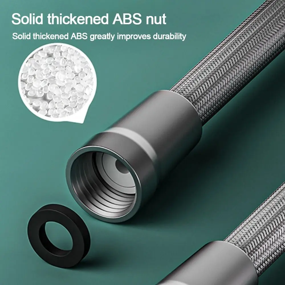 1.5/2 Meter Anti Winding Handheld Shower Hose GI/2 Universal Interface Shower Tube High Pressure Flexible Bath Shower Nylon Pipe
