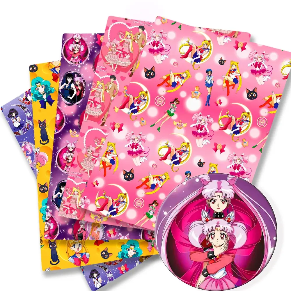 Cartoon Fabric Hot DIY140*50cm Handmade Sewing Patchwork Quilting Baby Dress Home Sheet Printed Fabric Fabric Sewing Kids Fabri