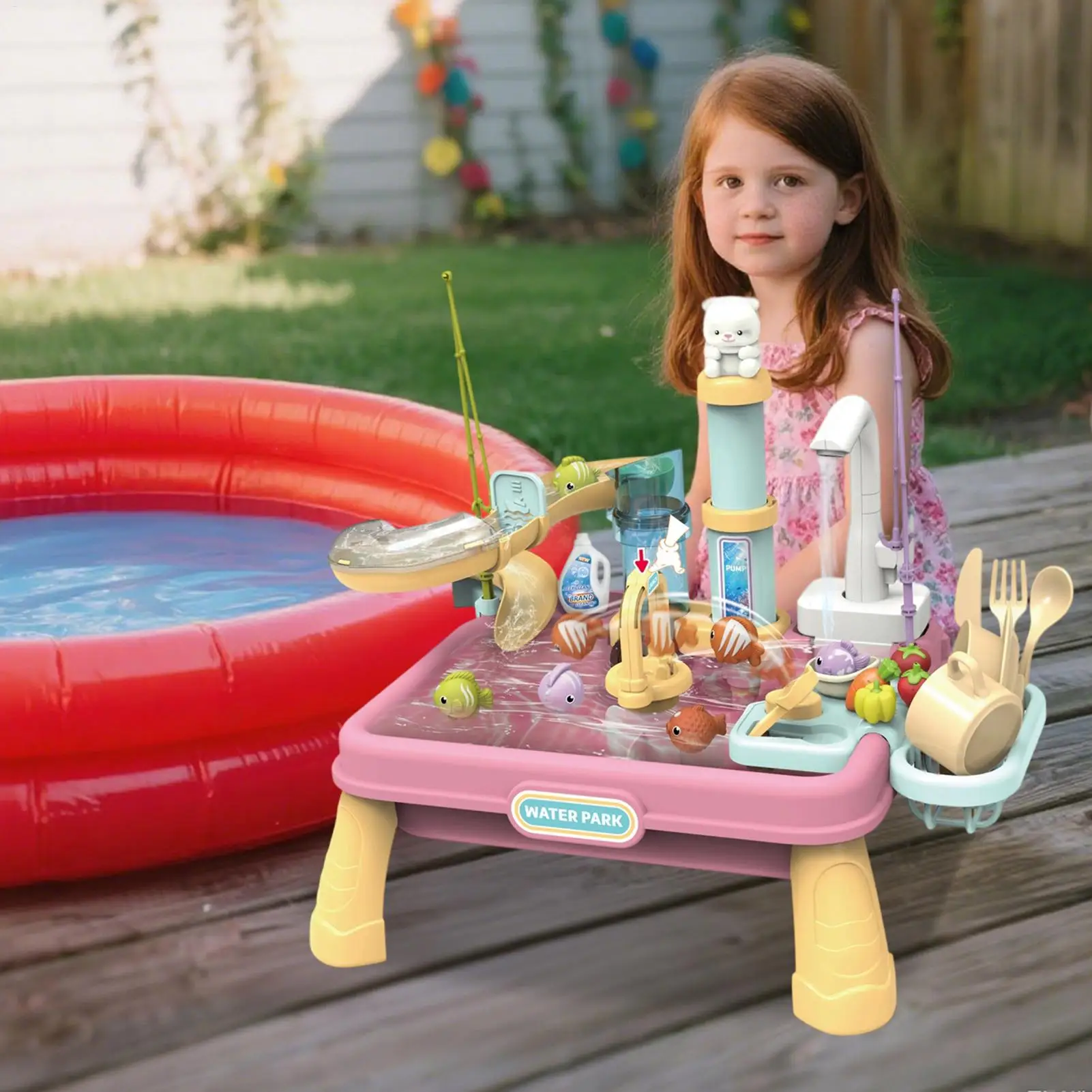 

Water Table For Toddler Outdoor Toys Water Play Table Boys Girls Learning Activity With Accessory For Students Preschool