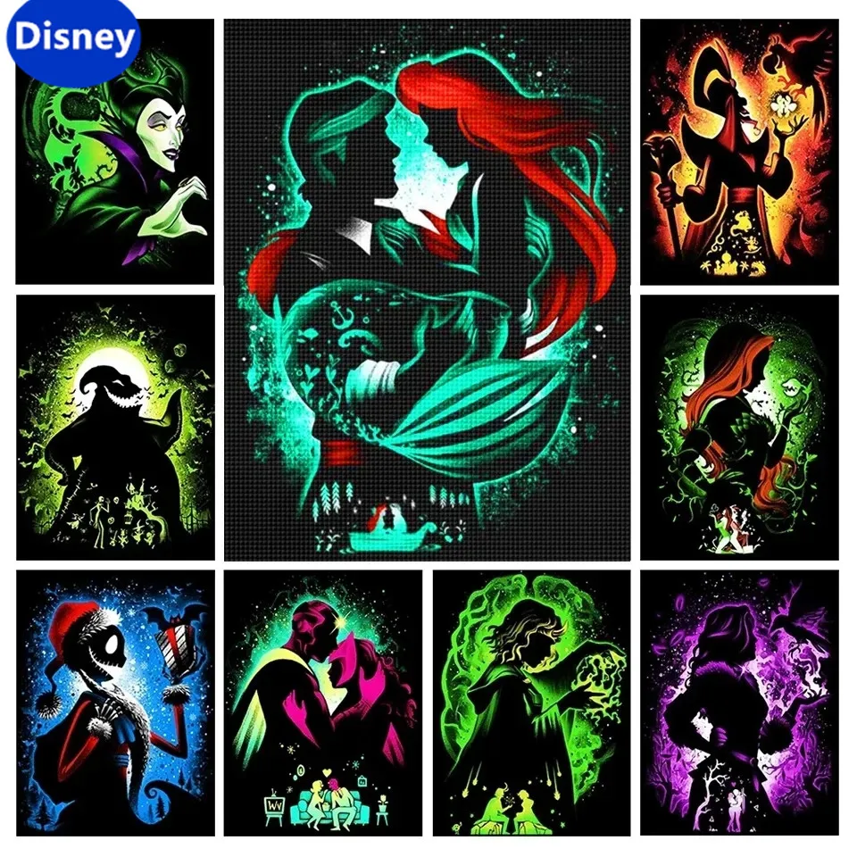 1000 Piece Puzzle Disney Fantasy Mermaid Cartoon Children's Puzzle Game Holiday Gift Decoration Brainstorming Puzzle