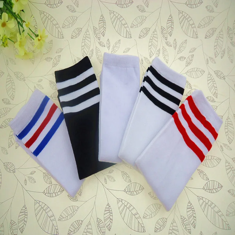 

10PCS The spring and autumn period the children of baby socks princess Children's cotton stripe for straight 35cm