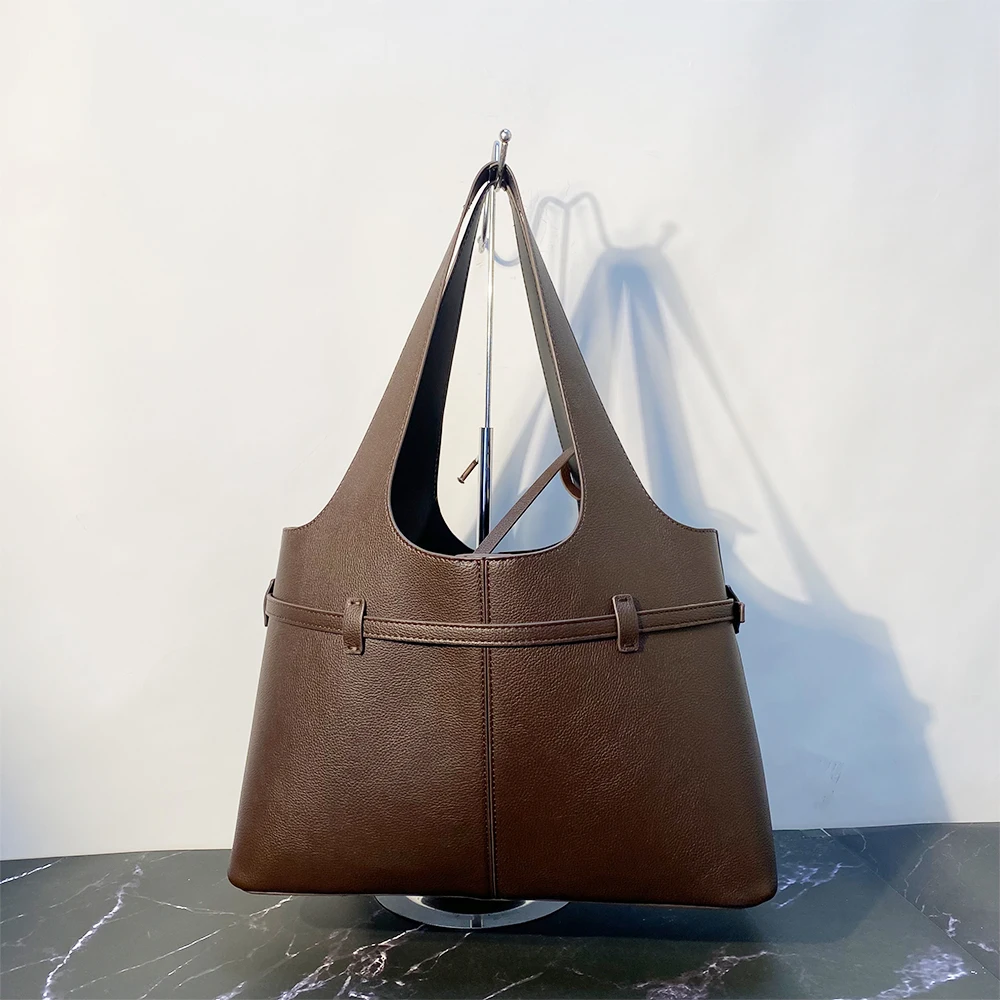 Luxury Large Capacity Frosted PU Leather Tote Bag Women's Custom Monogram Initials Brand Single Shoulder Bag And Wallet Handbag