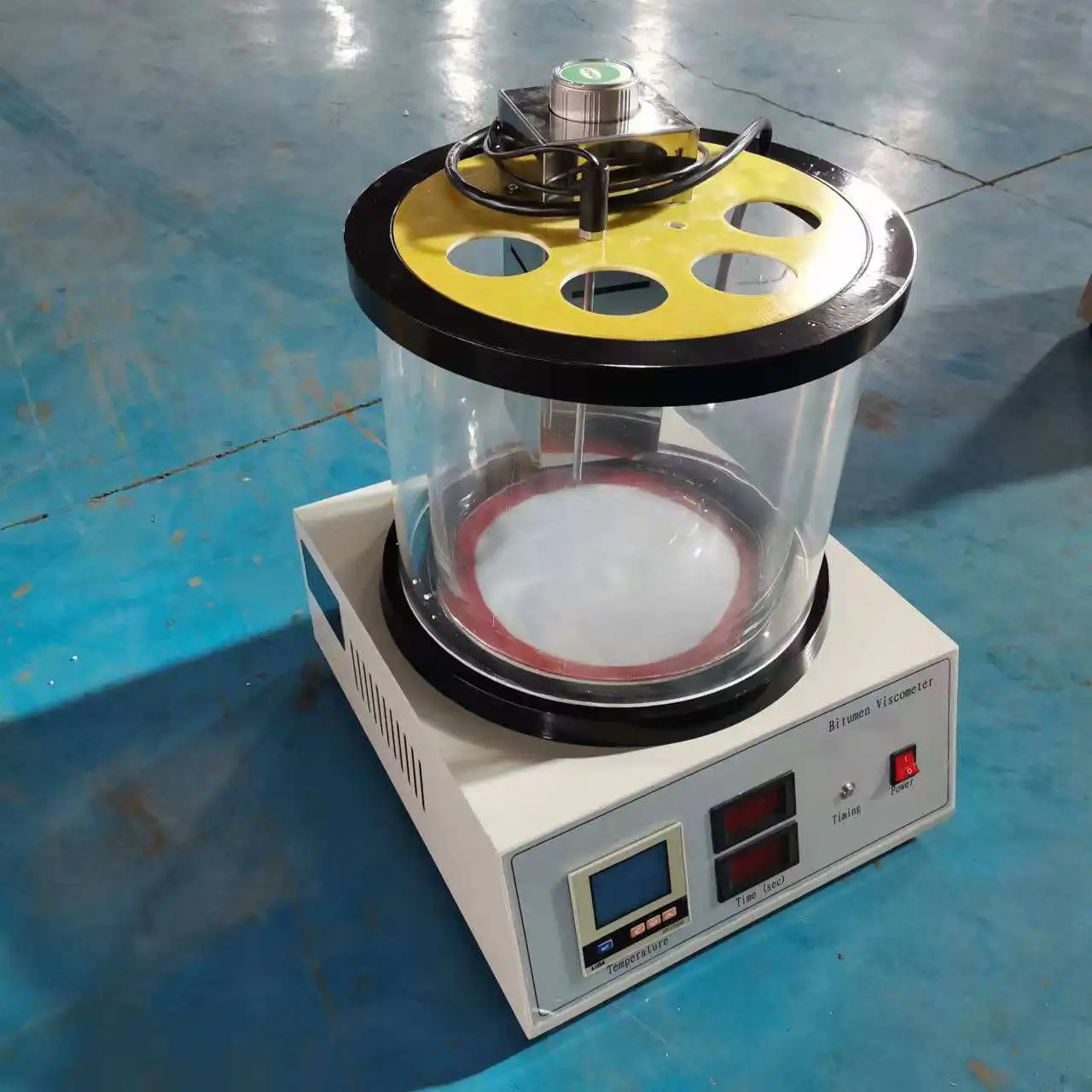 جهاز اختبار اللزوجة الحركية من الأسفلت كاشف مقياس اللزوجة الأسفلت Ubbelohde مع الشعرية