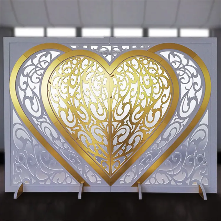 Wedding Stage Props Home Screen Hotel Lobby Background Wall Stage Decoration Acrylic Background Wall