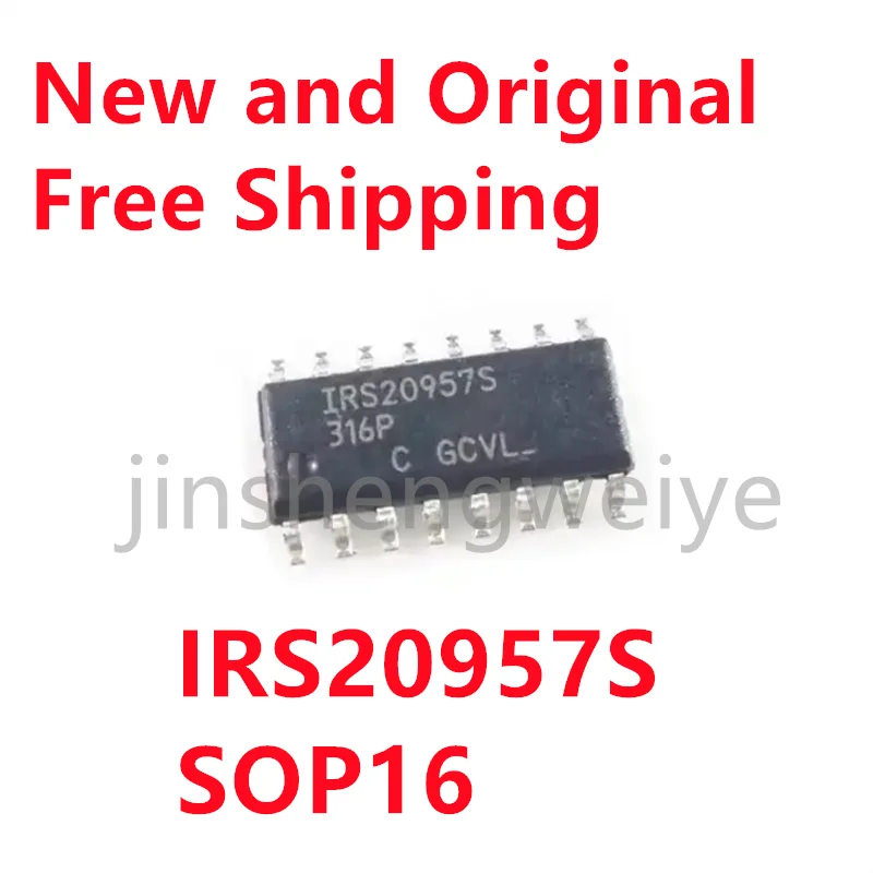 

10~20PCS Free Shipping IRS20957S IRS20957 SMT SOP16 Digital Audio Driver IC Chip Brand new and good quality Latest Electronics