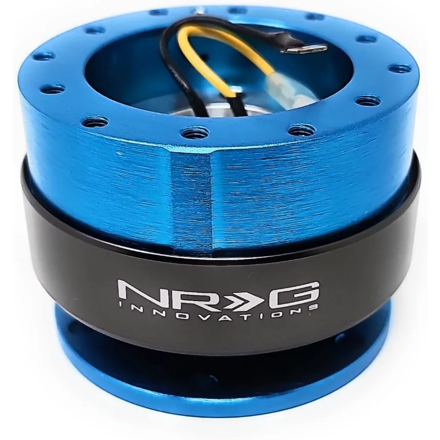 NRG SRK200 Neo الأزرق الألومنيوم GEN 2.0 سباق الأداء عجلة القيادة الإفراج السريع محول ل 2Way 6 حفرة تصميم نمط عالية #2