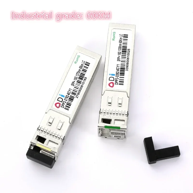 Industrial grade Single Fiber SFP Optical Module SFP Transceiver Industrial grade -40-85 Celsius SFP 10G LC 60KM 1270nm/1330nm